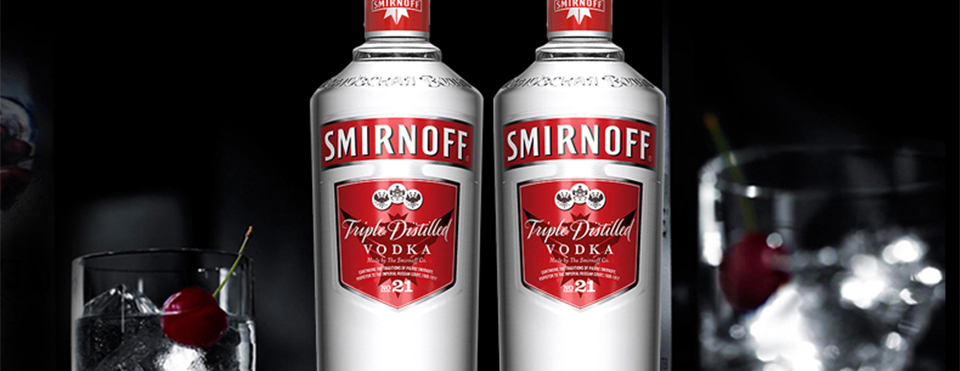 洋酒 红酒 白酒 啤酒 斯米诺 英国原瓶进口 smirnoff斯米诺红牌伏特加